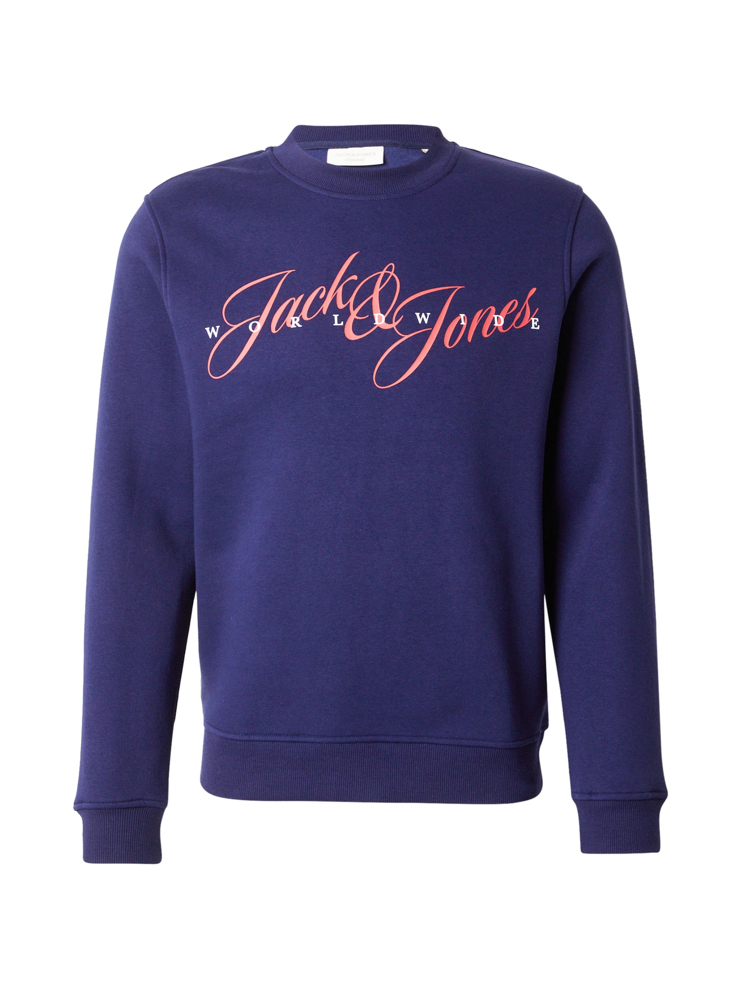 JACK & JONES Majica 'JORINWOOD' | modra barva: sprednja stran
