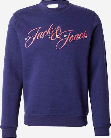 JACK & JONES Sweatshirt 'JORINWOOD' in Blau: Vorderseite
