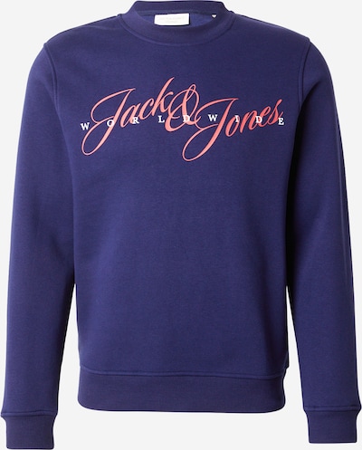 JACK & JONES Collegepaita 'JORINWOOD' värissä tummansininen / lohi / valkoinen, Tuotenäkymä
