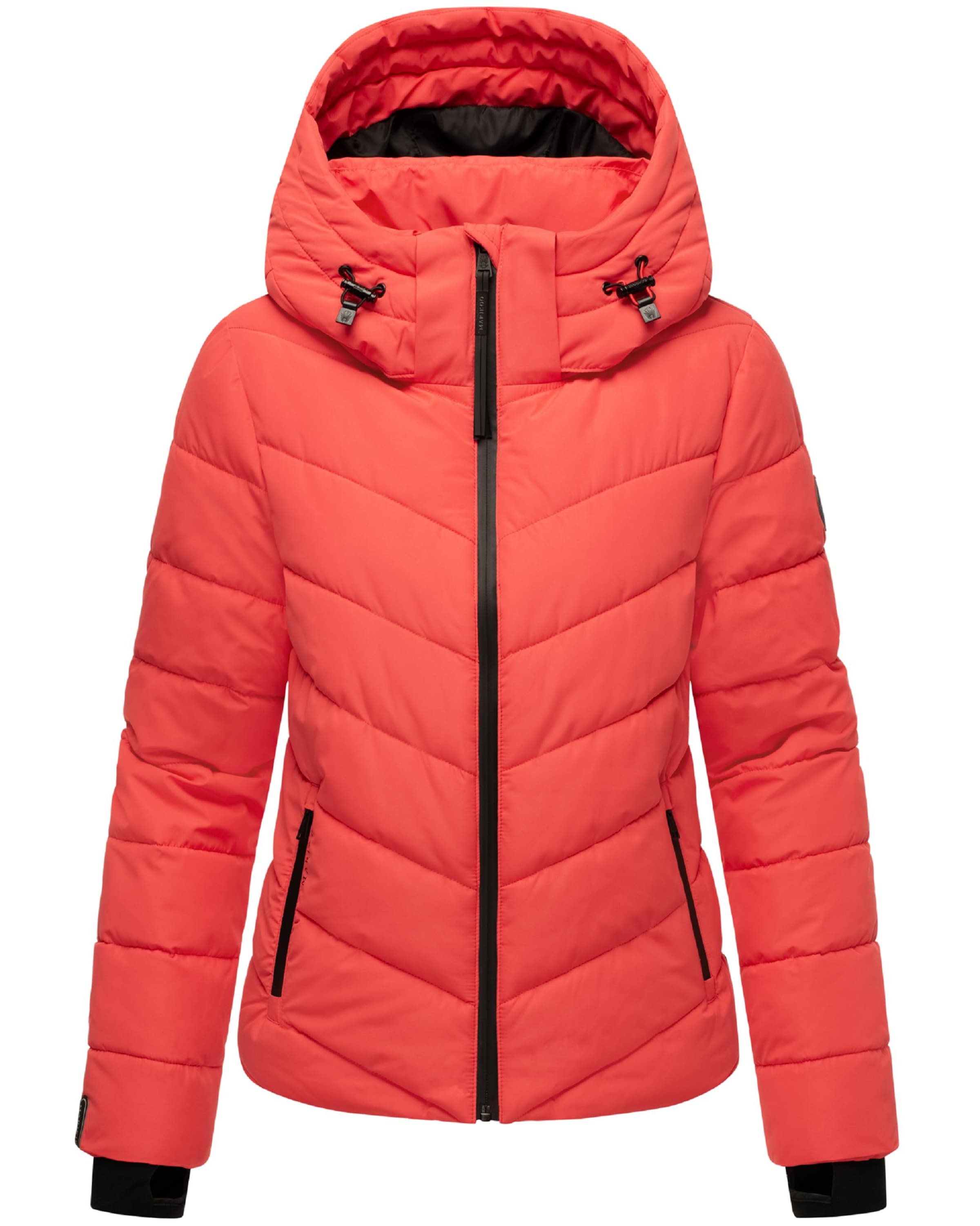 Veste d’hiver MARIKOO en rouge : devant