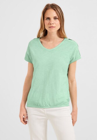 CECIL Majica | zelena barva: sprednja stran