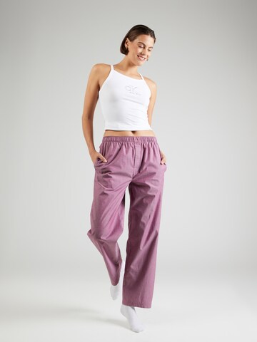 Pantaloni de pijama de la Calvin Klein Underwear pe mov