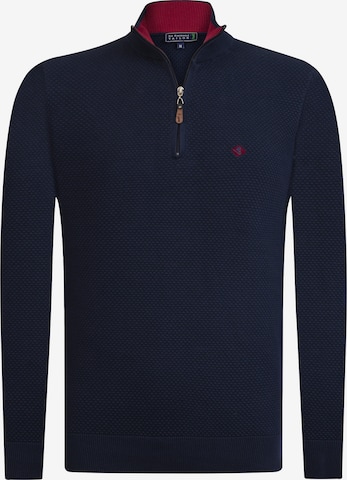 Pullover 'Kate' di Sir Raymond Tailor in blu: frontale
