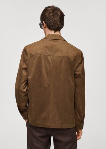 MANGO MAN Between-Season Jacket 'Pavia' in Brown