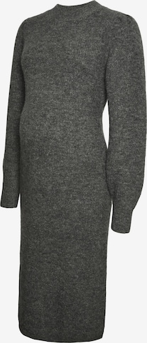 Robes en maille Vero Moda Maternity en gris : devant