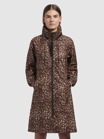 khujo Between-seasons coat 'ERTHE LEO' in Brown: front