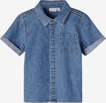 NAME IT Button Up Shirt 'Balinen' in Blue: front