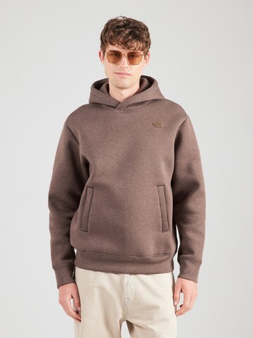 THE NORTH FACE - Sudadera en marrón: frente