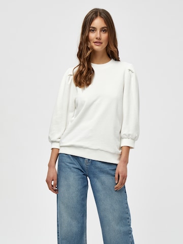 minus Sweatshirt 'Mika' in Wit: voorkant