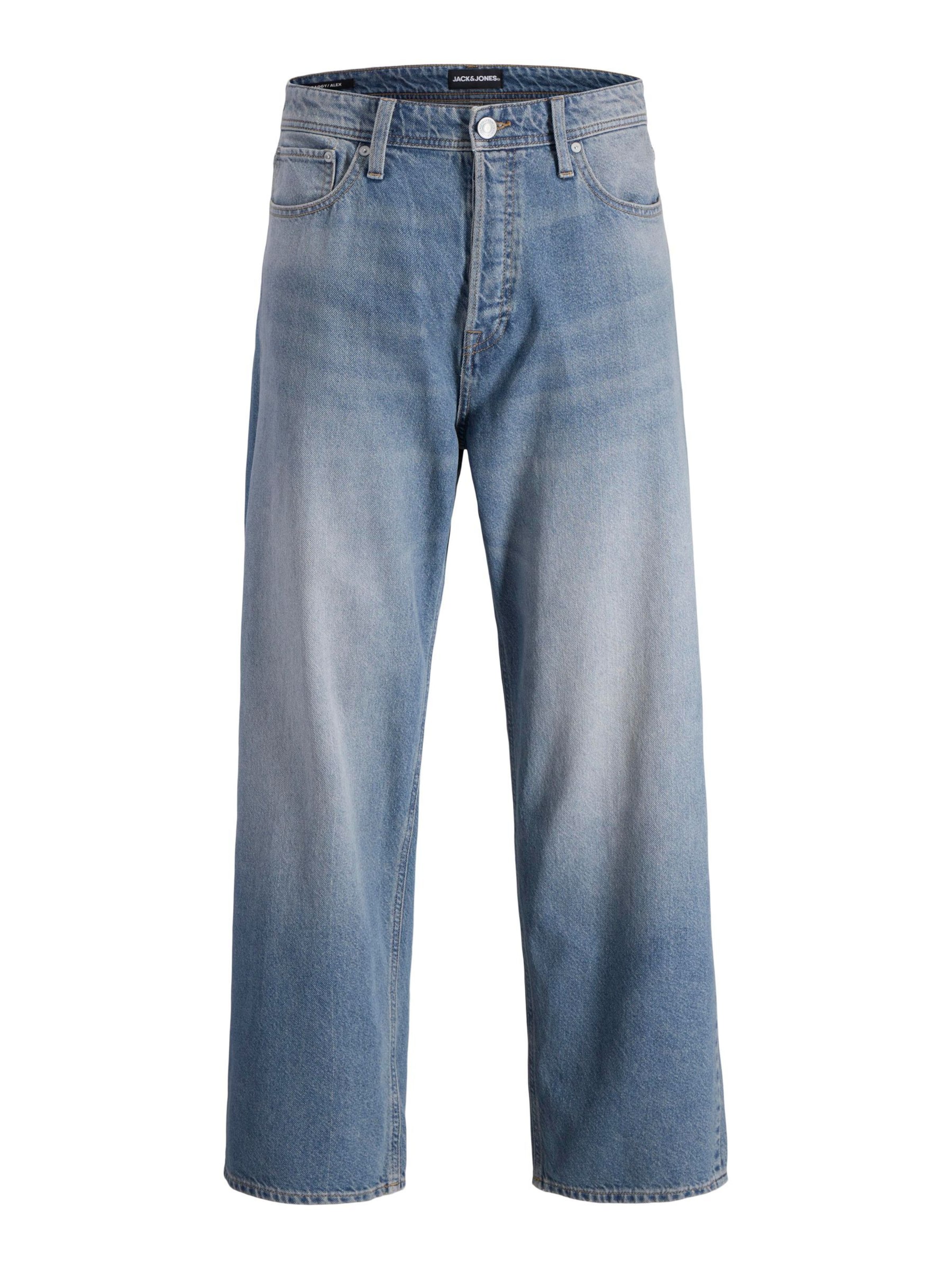 JACK & JONES Baggy Jeans 'JJIAlex JJOriginal' in Blue: front