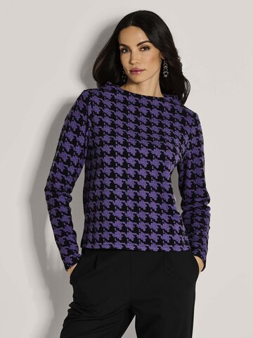 T-shirt MADELEINE en violet : devant