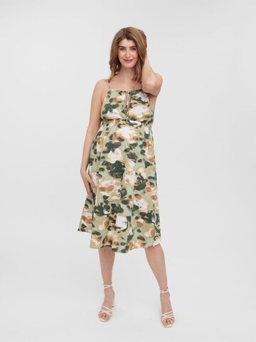 Vero Moda Maternity - Vestido en verde: frente