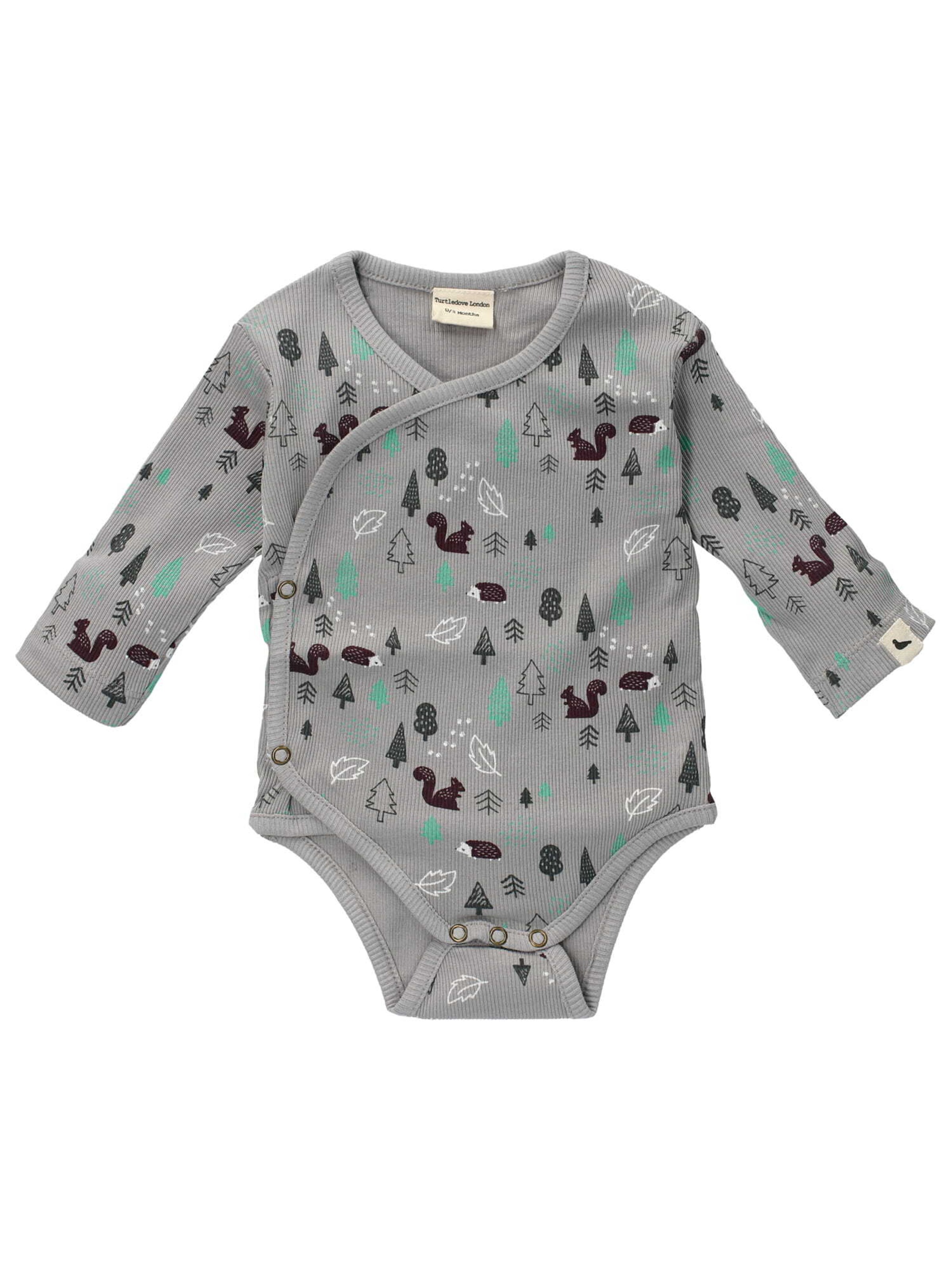 Turtledove London Body 'Eichhörnchen' in Grau: Vorderseite