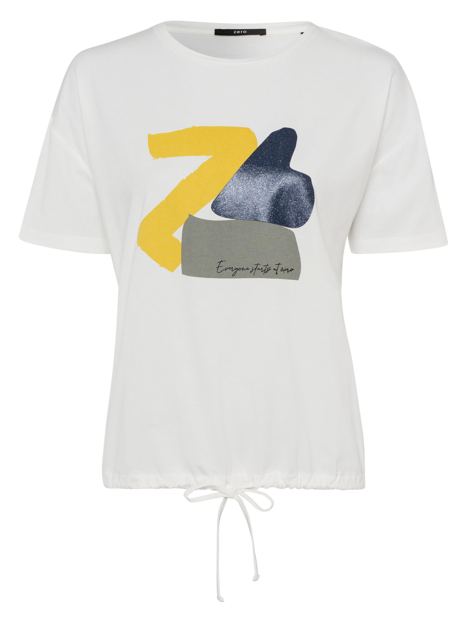 T-shirt zero en Blanc 