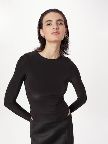 Misspap Shirt body in Zwart: voorkant
