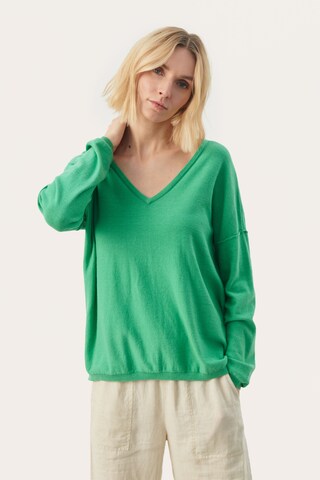 Part Two Pullover i grøn: forside
