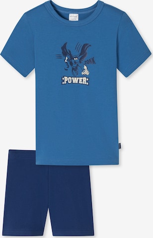 SCHIESSER Pajamas in Blue: front