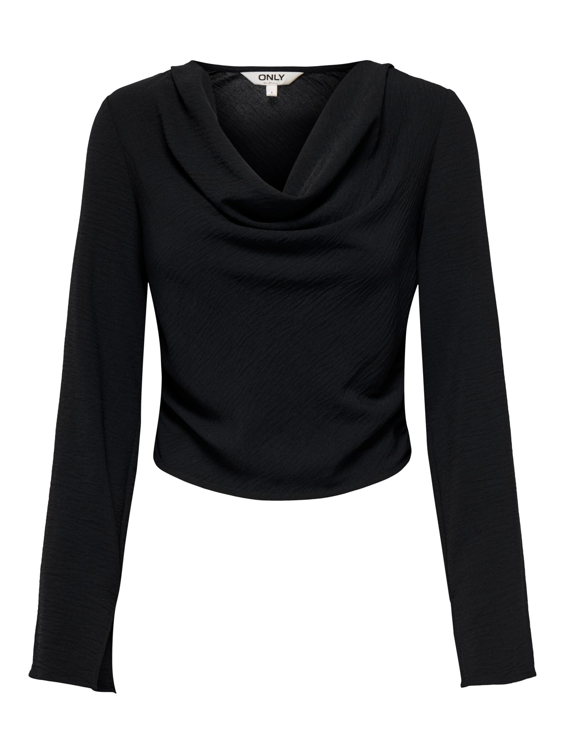 ONLY - Camiseta en negro: frente