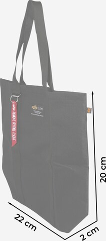 ALPHA INDUSTRIES Shopper in Schwarz