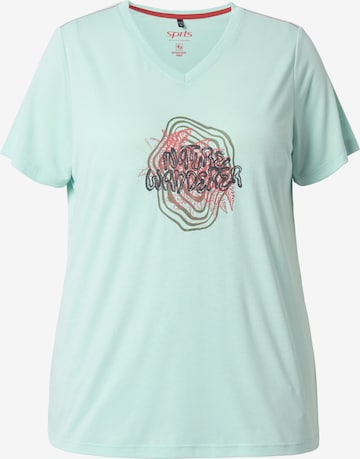 Ulla Popken Shirt in Grün: Vorderseite
