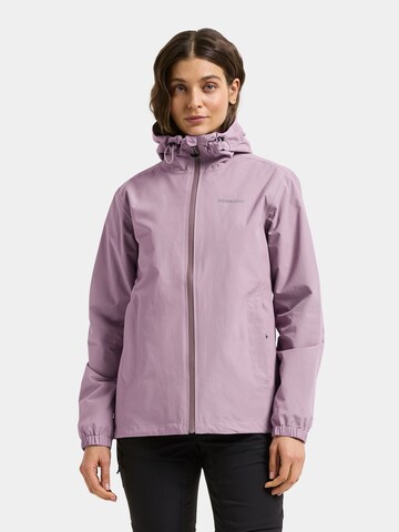 Didriksons Regenjacke 'Varja' in Lila: Vorderseite