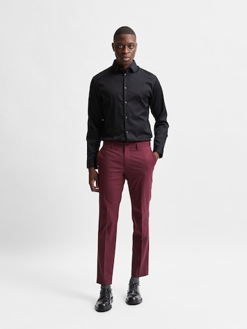 SELECTED HOMME Slim Fit Hemd in Schwarz