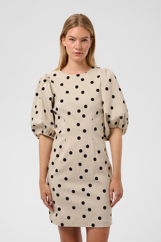 Robe SOAKED IN LUXURY en beige : devant