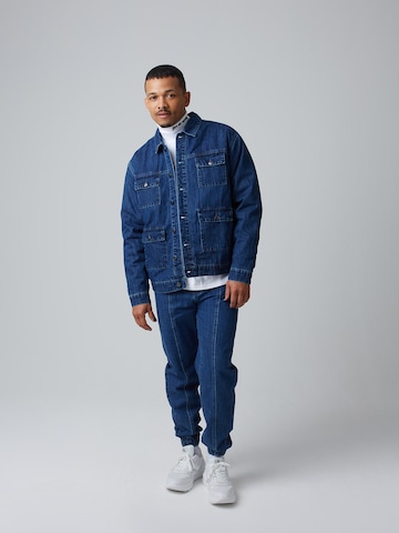 ABOUT YOU x Benny Cristo Between-season jacket 'Colin' in Blue