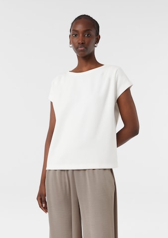 COMMA Shirt in Weiß: Vorderseite