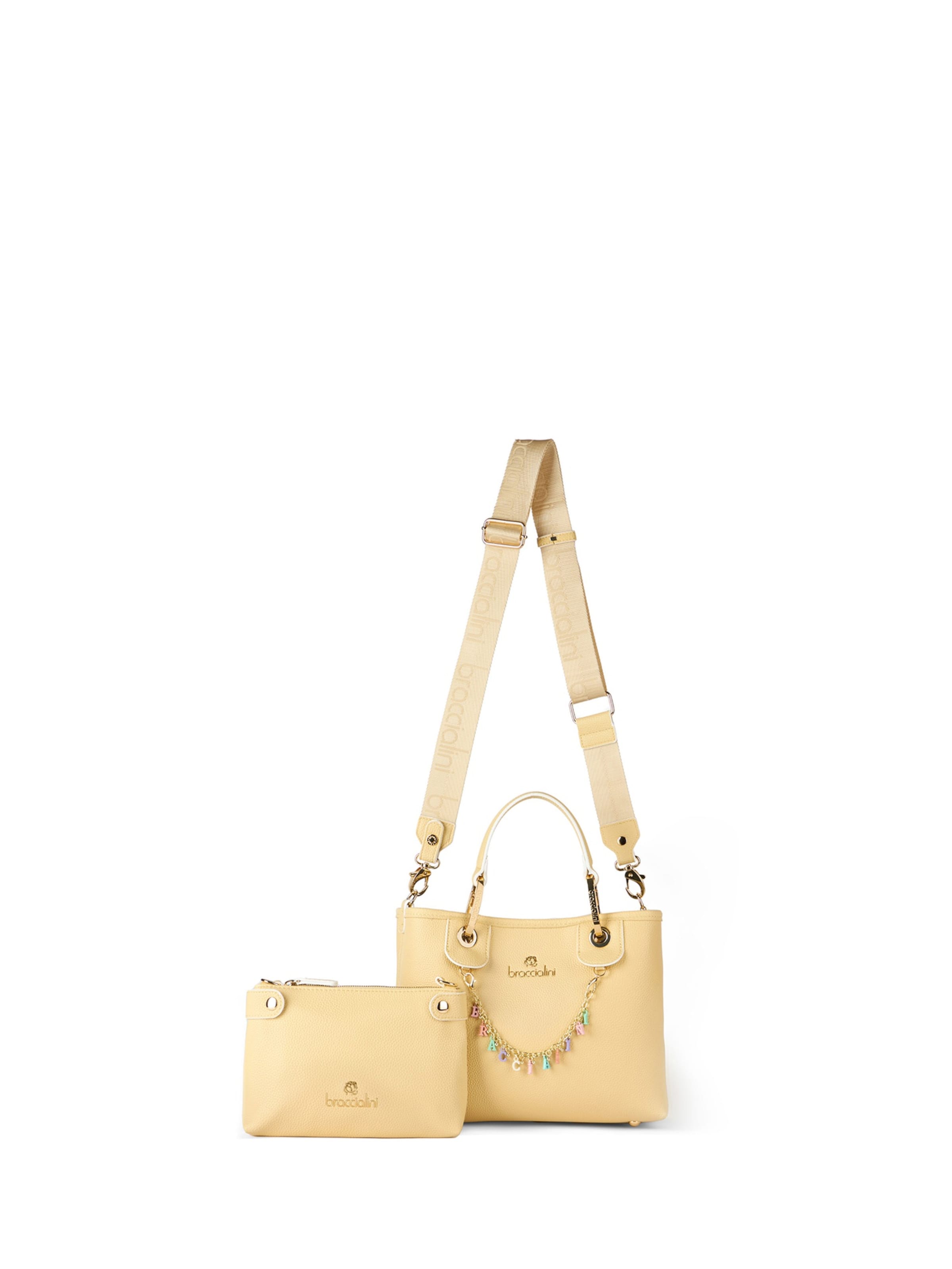 Sacs à main 'Idalia Chic' Braccialini en jaune : devant