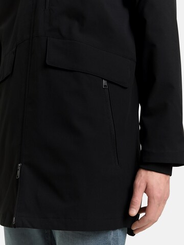 TOM TAILOR DENIM Between-seasons coat in Black