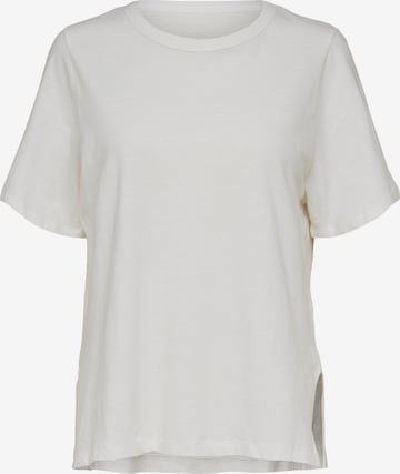 SELECTED FEMME - Camisa 'Cecilie' em branco: frente