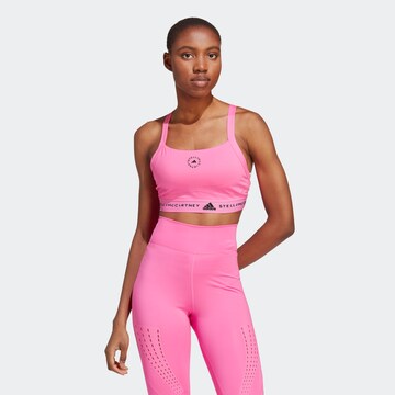 ADIDAS BY STELLA MCCARTNEY Bustier Sport bh ' 'Truepurpose Medium Support' in Roze: voorkant