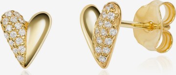 Boucles d'oreilles 'ARIA' Kamiko en or : devant