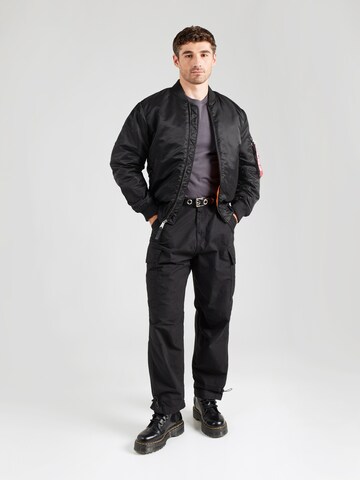 ALPHA INDUSTRIES - Camisa 'Air Force Pilot' em cinzento