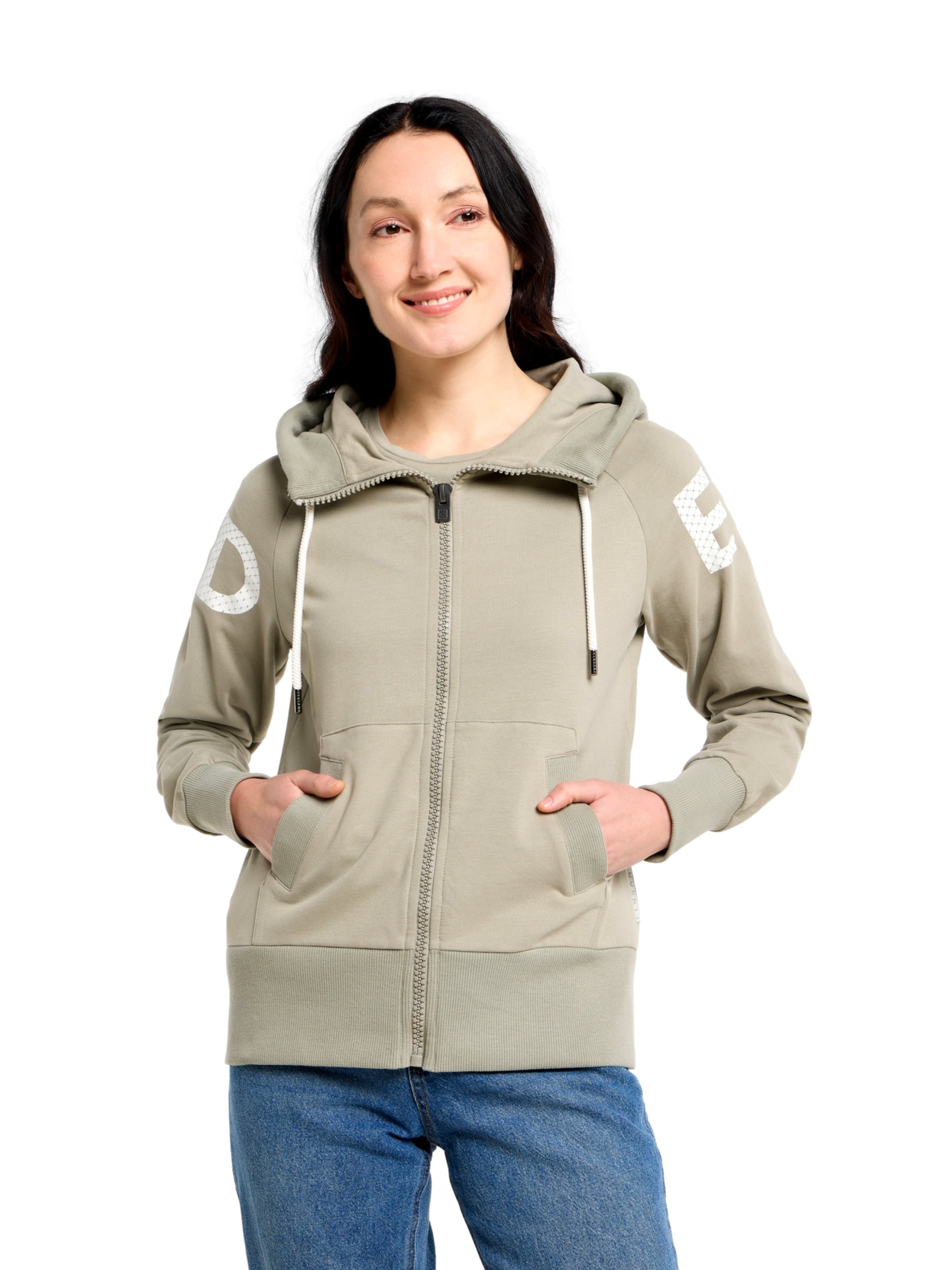 Elbsand Sweatjakke 'Kalea' i beige