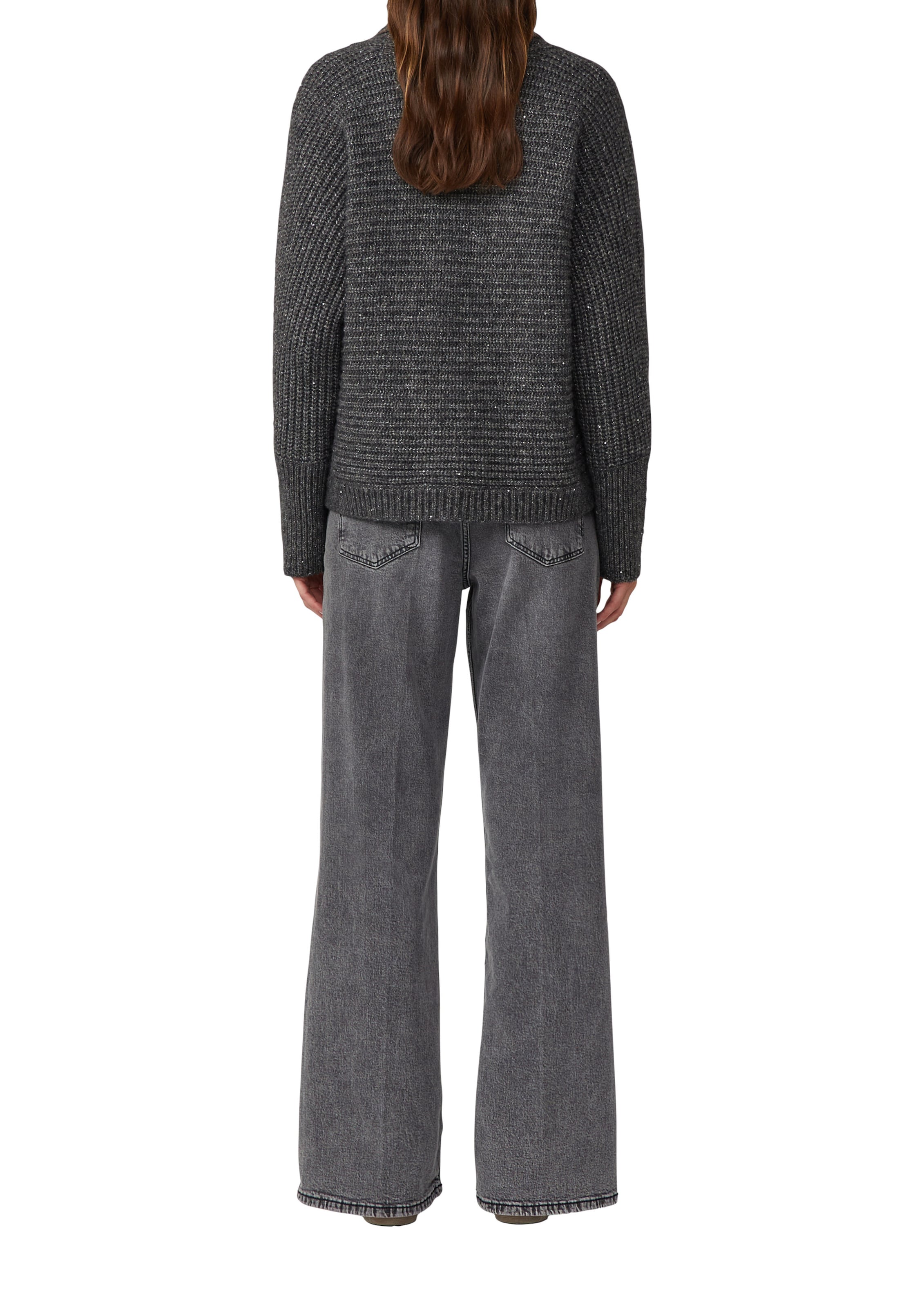 s.Oliver Πλεκτή ζακέτα σε γκρι