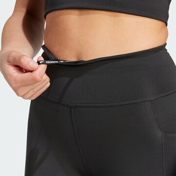 ADIDAS PERFORMANCE Skinny Sports trousers 'Own The Run' in Black