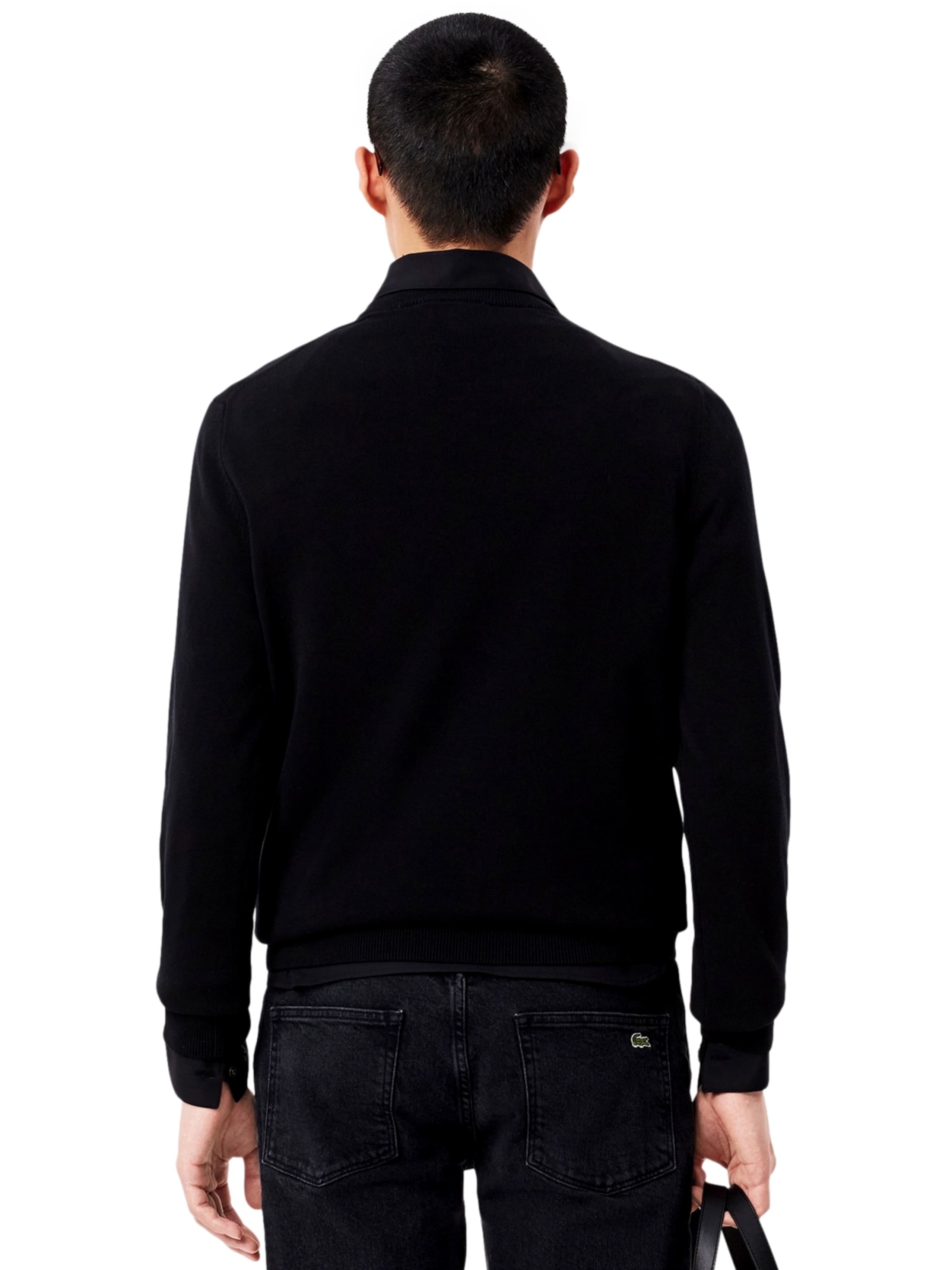 LACOSTE Sweatshirt in Schwarz