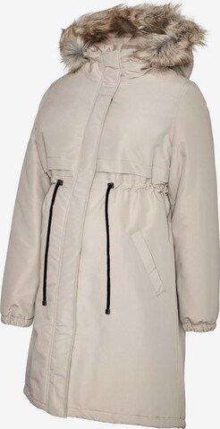 MAMALICIOUS Winter Parka 'New Jessi' in Grey: front