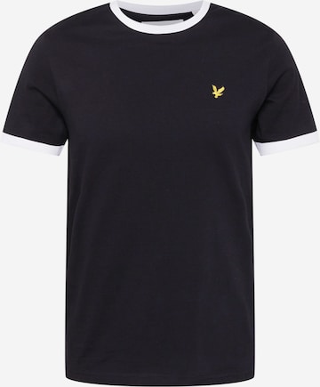 T-Shirt 'Ringer' Lyle & Scott en noir : devant