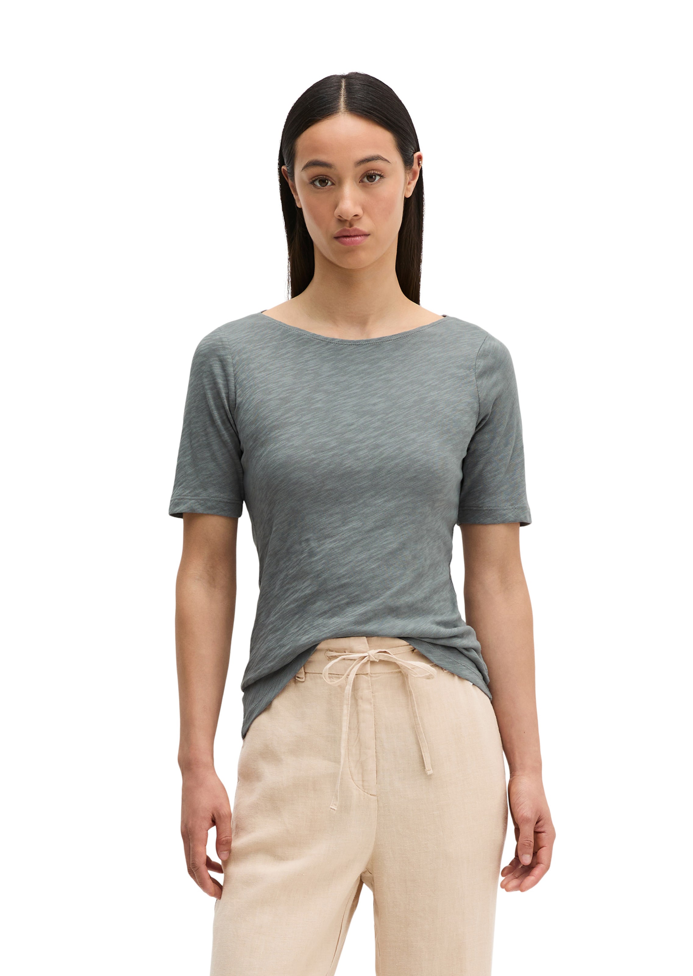 Marc O'Polo Shirt in Grey: front