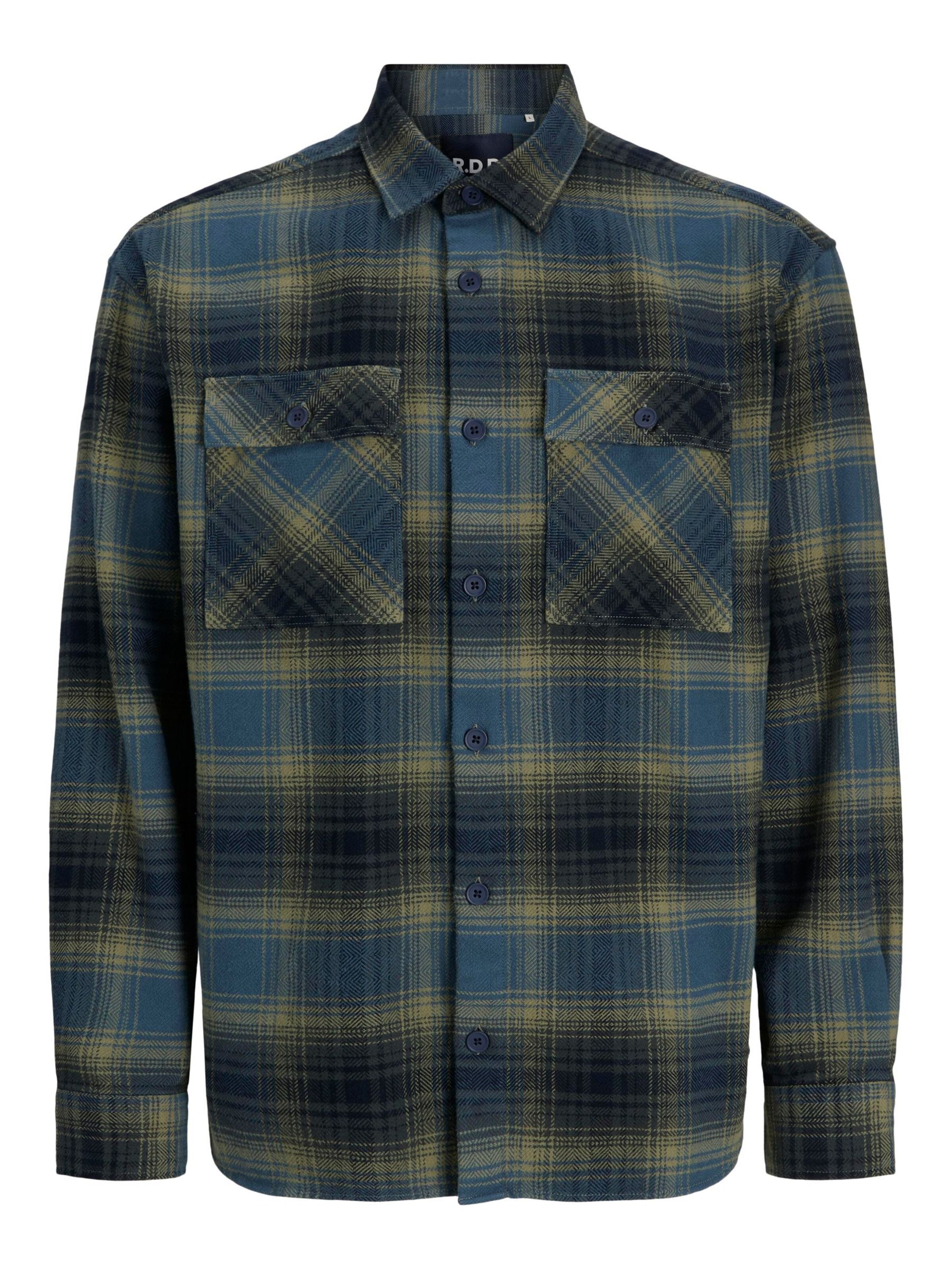 Comfort fit Camicia di R.D.D. ROYAL DENIM DIVISION in marrone: frontale