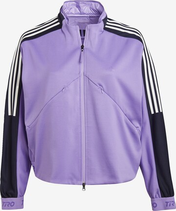 ADIDAS SPORTSWEAR Trainingsjack 'Tiro' in Lila: voorkant