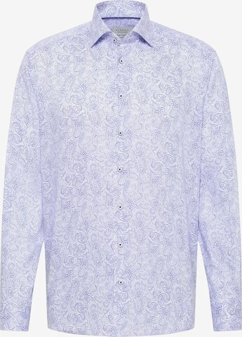 ETERNA Comfort fit Button Up Shirt in Blue: front