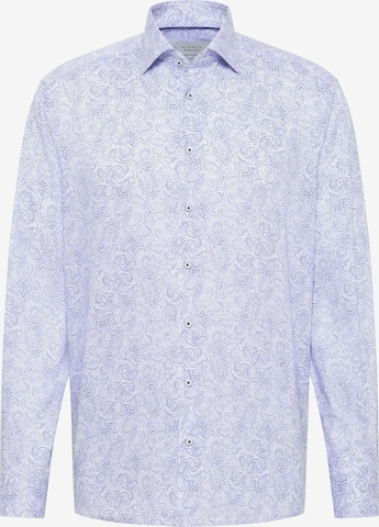 ETERNA Comfort fit Button Up Shirt in Blue: front