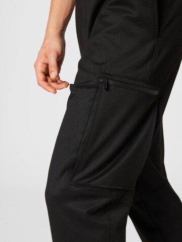 Effilé Pantalon cargo 'Glavin' HUGO Red en noir