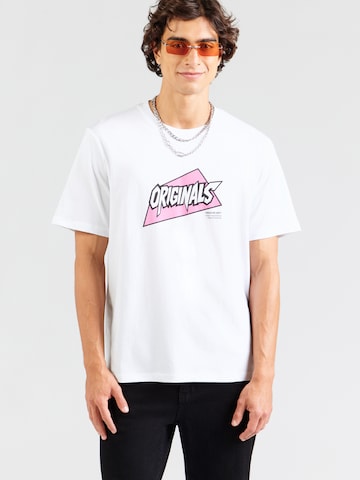 JACK & JONES Футболка 'JORKAI ARCHIVE' в Белый: спереди