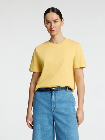 SELECTED FEMME - Camiseta 'SLFEsential' en amarillo: frente