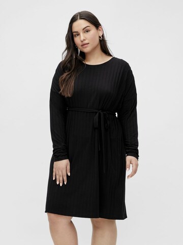 VILA Dress in Black: front